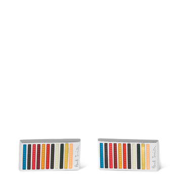 Paul Smith Signature Stripe Cufflinks Multicolour