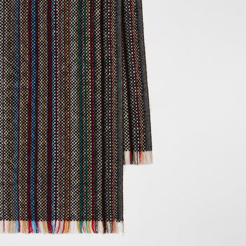 Paul Smith Signature Stripe Merino Wool Scarf Multicolour