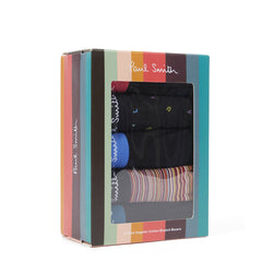 Paul Smith Signature Stripe Mixed Boxer Briefs Five Pack Red / Green / Black / Blue Multicolour - Parasol Store