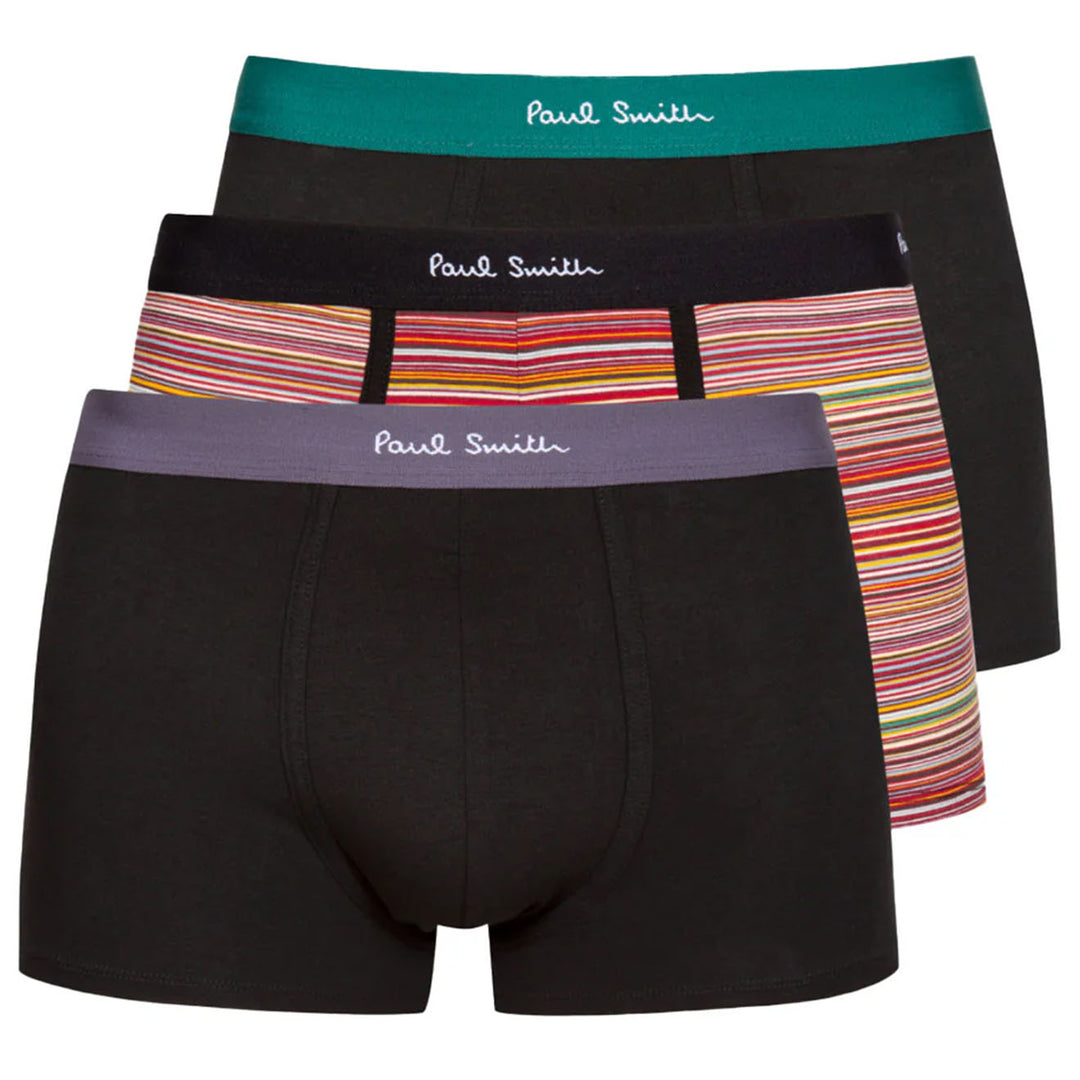 Paul Smith Signature Stripe Mixed Boxer Briefs Three Pack Multicolour - Parasol Store