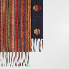 Paul Smith Signature Stripe Polka Dot Scarf Multicolour - Parasol Store