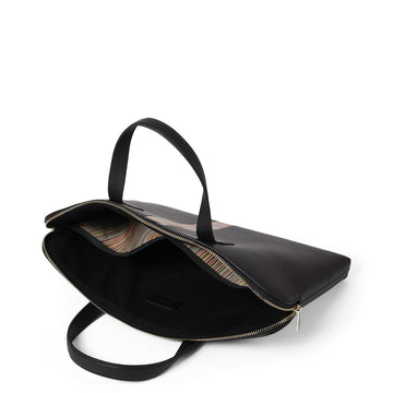 Paul Smith Signature Stripe Slim Folio Black