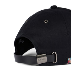 Paul Smith Signature Stripe Trim Baseball Cap Black