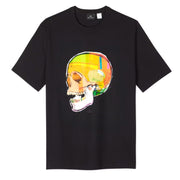 Paul Smith Skull Sketch Print T-Shirt Black - Parasol Store