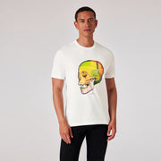 Paul Smith Skull Sketch Print T-Shirt White - Parasol Store