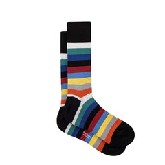 Paul Smith Sock Franklin Stripe Navy - Parasol Store