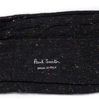 Paul Smith Sock Henry Neps Cable Black - Parasol Store