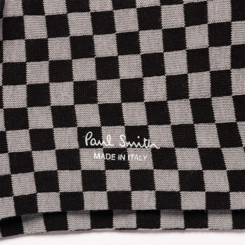 Paul Smith Sock Hudson Check Black - Parasol Store