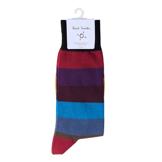 Paul Smith Sock Jonathan Stripe Black - Parasol Store