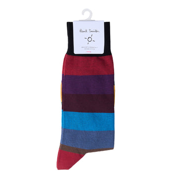 Paul Smith Sock Jonathan Stripe Black - Parasol Store