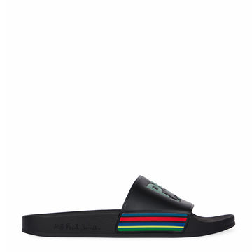 Paul Smith Sports Stripe Zed Slides Black