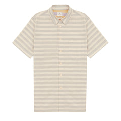 Paul Smith Stripe Cotton-Linen Shirt Light Blue - Parasol Store