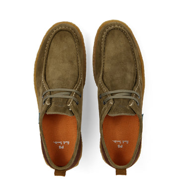 Paul Smith Suede Buster Shoe Olive Green