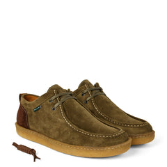 Paul Smith Suede Buster Shoe Olive Green