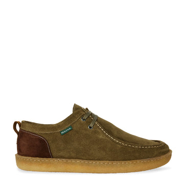 Paul Smith Suede Buster Shoe Olive Green
