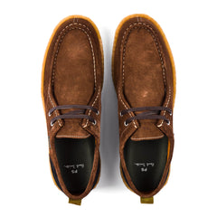 Paul Smith Suede Buster Shoes Dark Brown - Parasol Store