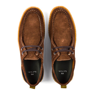 Paul Smith Suede Buster Shoes Dark Brown - Parasol Store