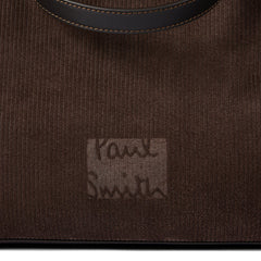 Paul Smith Suede Duffle Holdall Brown - Parasol Store