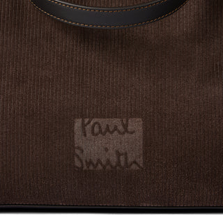 Paul Smith Suede Duffle Holdall Brown