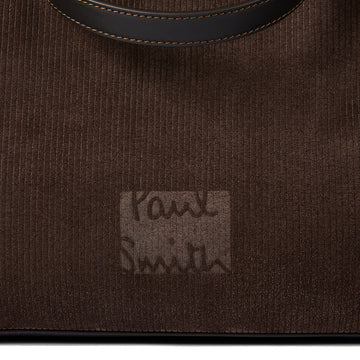 Paul Smith Suede Duffle Holdall Brown