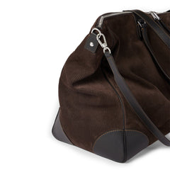 Paul Smith Suede Duffle Holdall Brown - Parasol Store