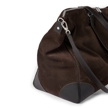 Paul Smith Suede Duffle Holdall Brown