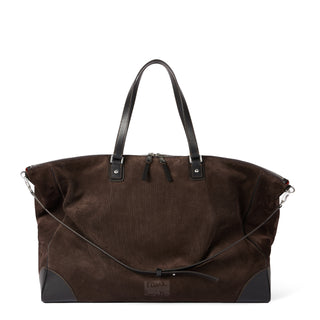Paul Smith Suede Duffle Holdall Brown