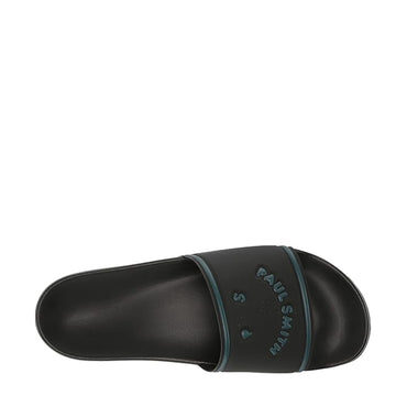 Paul Smith Summit Face Sandal Black Petrol