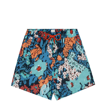 Paul Smith Swim Short Tropical Floral Turquoise