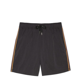Paul Smith Swim Shorts With Artist Stripe Trim Black - Parasol Store