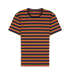 Paul Smith T-Shirt Bright Stripe Black - Parasol Store