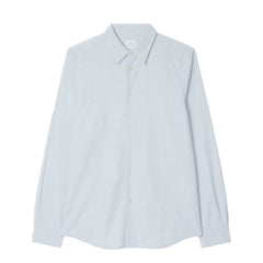 Paul Smith Tailored-Fit Melange Stripe Shirt Light Blue - Parasol Store