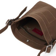 Paul Smith TekWax Cotton Musette Bag Khaki