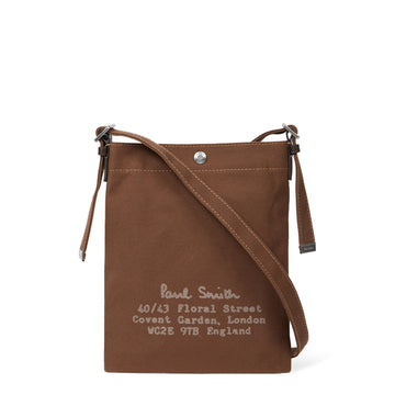 Paul Smith TekWax Cotton Musette Bag Khaki