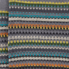Paul Smith Tonal Stripe Cotton-Blend Pique Socks Grey - Parasol Store
