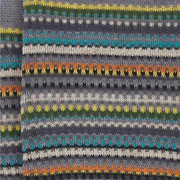 Paul Smith Tonal Stripe Cotton-Blend Pique Socks Grey