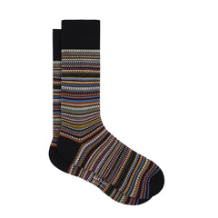 Paul Smith Tonal Stripe Cotton-Blend Pique Socks Multicolour - Parasol Store
