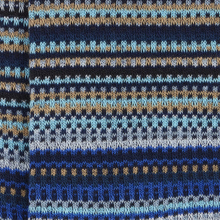 Paul Smith Tonal Stripe Cotton-Blend Pique Socks Navy