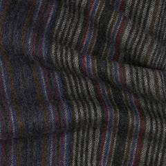 Paul Smith Tonal Stripe Lambswool Scarf Grey - Parasol Store