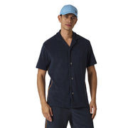 Paul Smith Towelling Lounge Shirt Navy Blue - Parasol Store