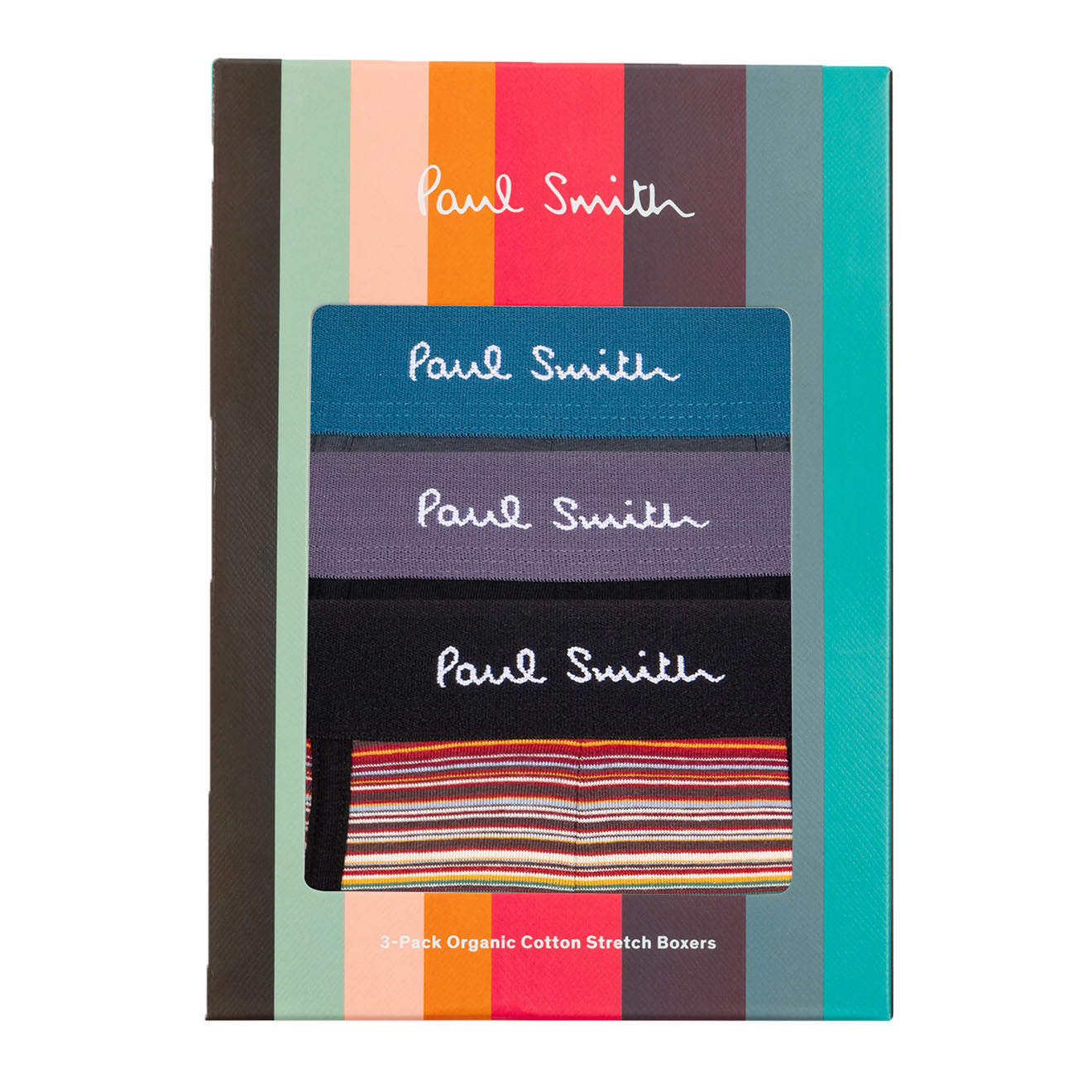 Paul Smith Trunk 3 Pack Signature Black Multicolour - Parasol Store