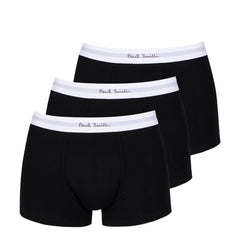 Paul Smith Trunks Three Pack White Band Black - Parasol Store