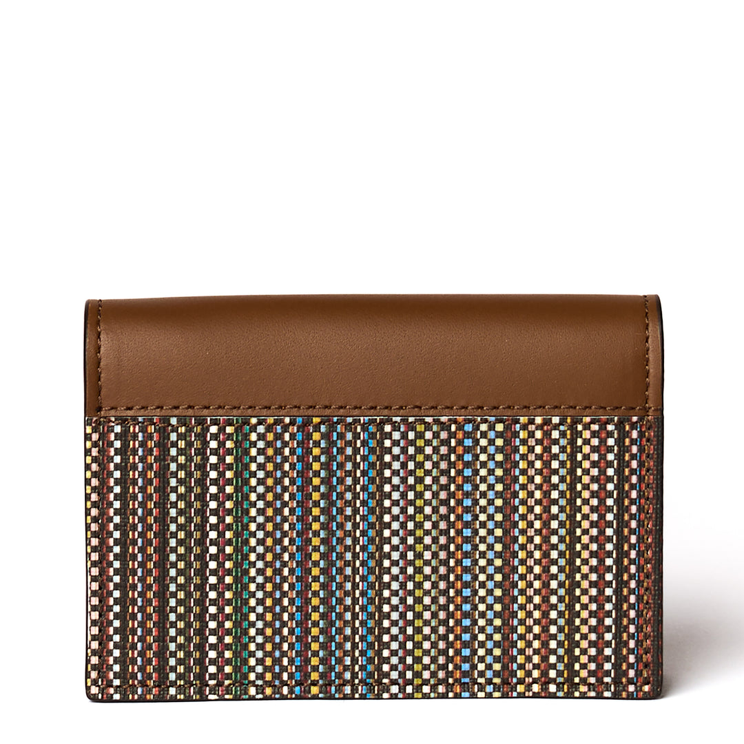 Paul Smith Wallet Fold Over Card Holder Brown - Parasol Store