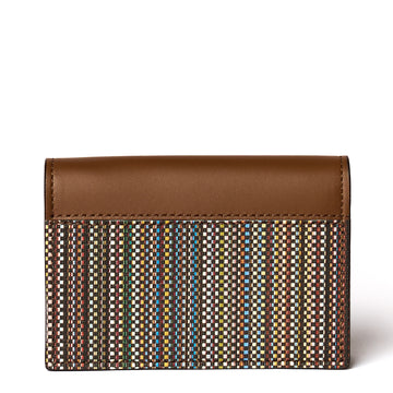 Paul Smith Wallet Fold Over Card Holder Brown - Parasol Store