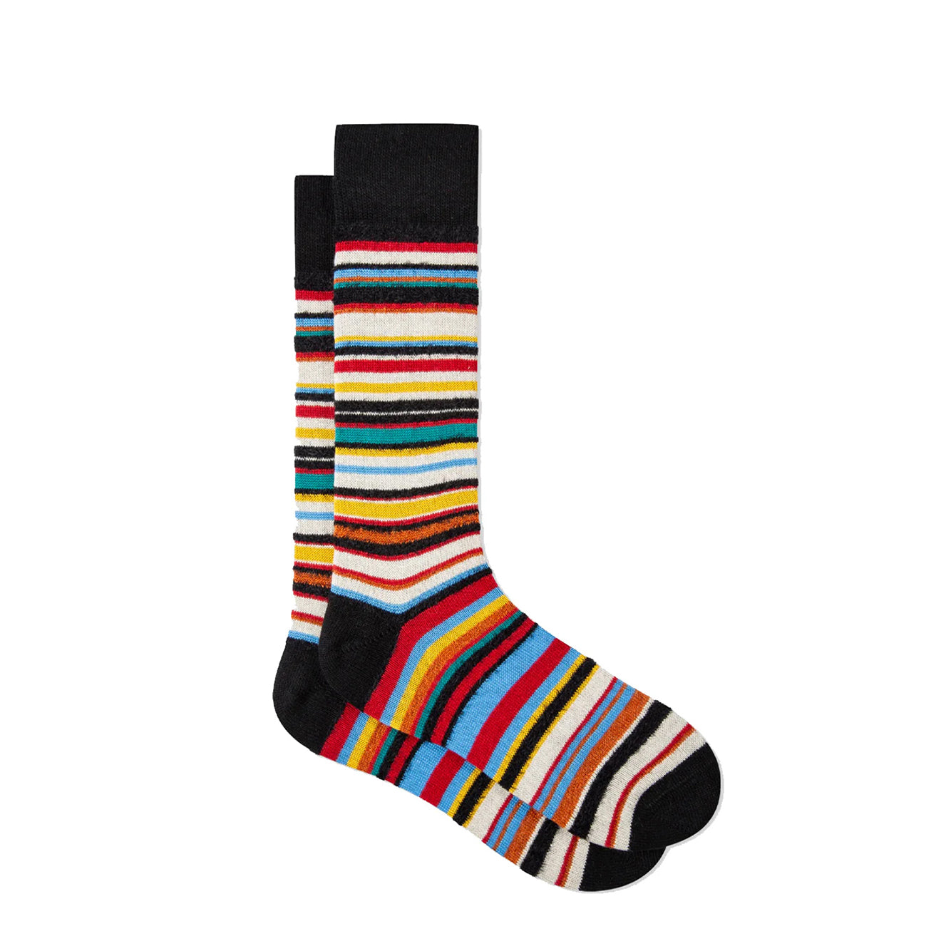 Paul Smith Wool-Cashmere Blend Signature Stripe Socks - Parasol Store