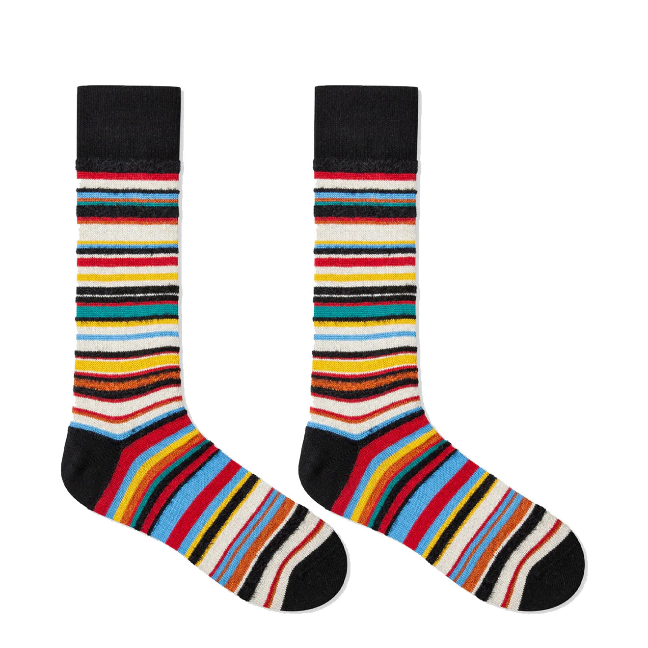 Paul Smith Wool-Cashmere Blend Signature Stripe Socks - Parasol Store