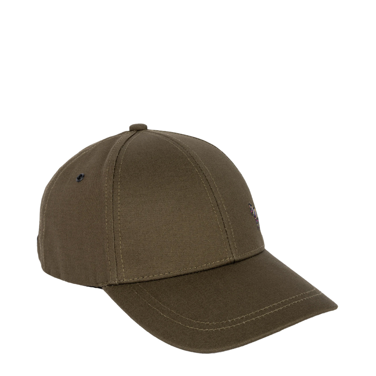 Paul Smith Zebra Logo Baseball Cap Olive Green - Parasol Store
