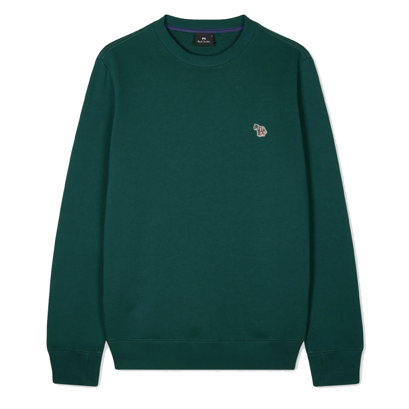 Paul Smith Zebra Logo Organic Cotton Sweatshirt Dark Green - Parasol Store