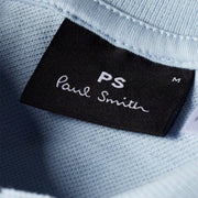 Paul Smith Zebra Logo Polo Shirt Powder Blue - Parasol Store