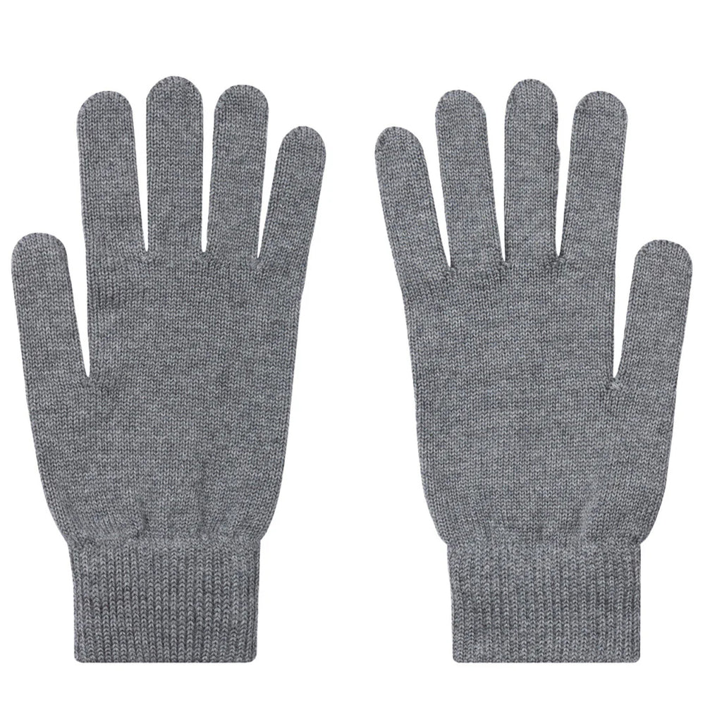 Paul Smith Zebra Logo Wool Gloves Grey - Parasol Store